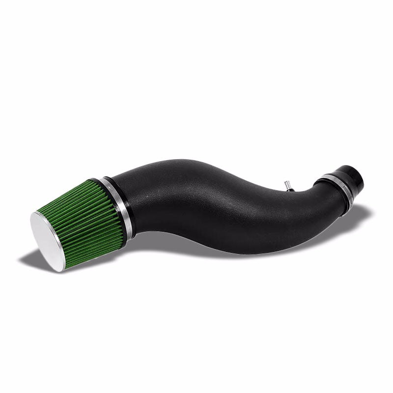 Black Shortram Air Intake+Green Filter For Honda 92-00 Civic/Del Sol 1.5L/1.6L-Performance-BuildFastCar