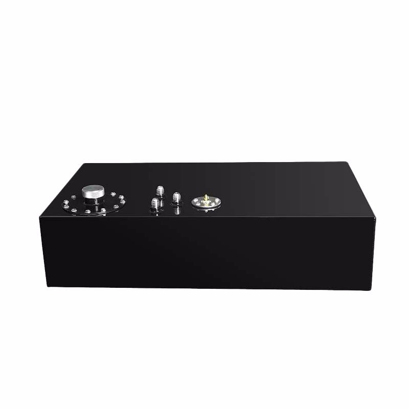Black Aluminum 17 Gallon/64.4L T2 Fuel Cell Tank/Black Cap Door+Level Sender-Performance-BuildFastCar
