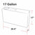 Polish Aluminum 17 Gallon/64.4L Gas Fuel Cell Tank/Black Cap Door+Level Sender-Performance-BuildFastCar