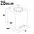 Red Aluminum 2.5 Gallon/9.5L Gas Fuel Cell Tank/Polish Cap Door+Level Sender-Performance-BuildFastCar