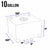 Black Aluminum 10 Gallon/38L Gas Fuel Cell Tank/Polish Cap Door+Level Sender-Performance-BuildFastCar