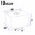 Blue Aluminum 10 Gallon/38L Gas Fuel Cell Tank/Polish Cap Door+Level Sender-Performance-BuildFastCar