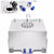 Polish Aluminum 15.5 Gallon/59L Gas Fuel Cell Tank/Polish Cap Door+Level Sender-Performance-BuildFastCar
