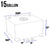 Black Aluminum 15 Gallon/57L Gas Fuel Cell Tank/Polish Cap Door+Level Sender-Performance-BuildFastCar