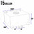 Red Aluminum 15 Gallon/57L Fuel Cell Tank/Polish Cap Door/2.0" Sump+Level Sender-Performance-BuildFastCar
