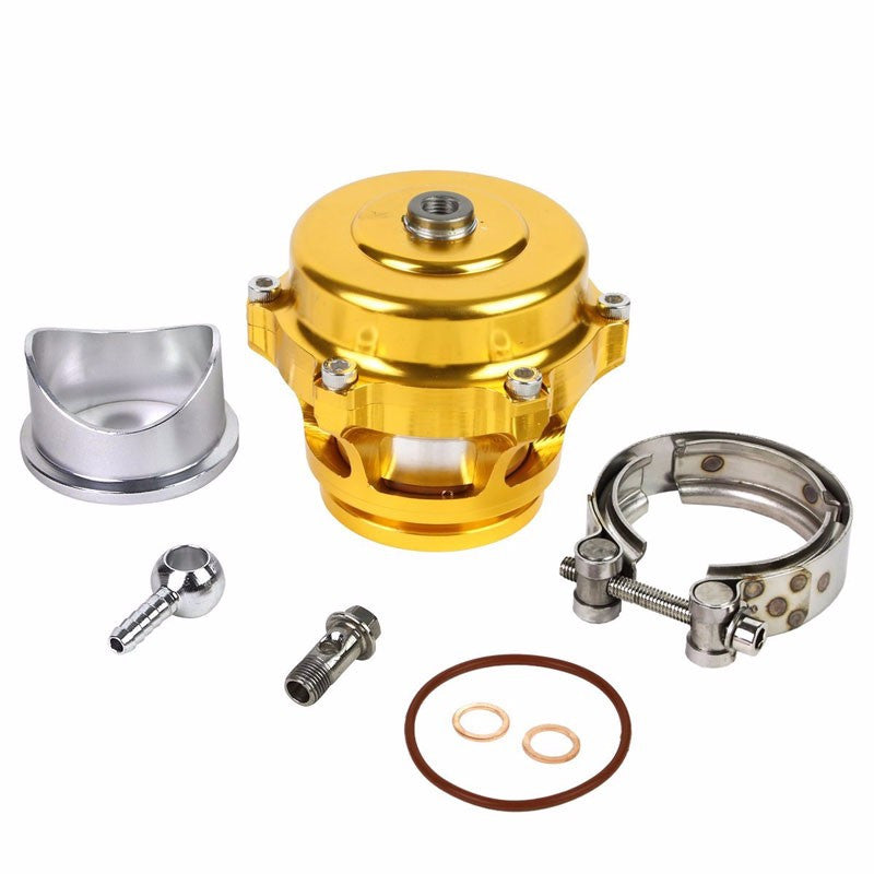 Universal Gold Aluminum 35 PSI 50MM T11 Blow Off Valve BOV For Turbo/Intercooler-Performance-BuildFastCar