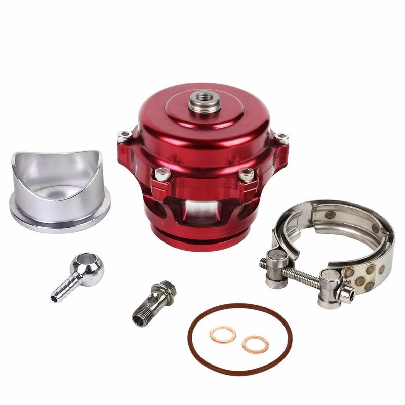 Universal Red Aluminum 35 PSI 50MM T11 Blow Off Valve BOV For Turbo/Intercooler-Performance-BuildFastCar