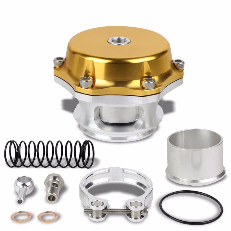 Universal Gold Aluminum 35 PSI 50MM Type-2 Blow Off Valve For Turbo/Intercooler-Performance-BuildFastCar