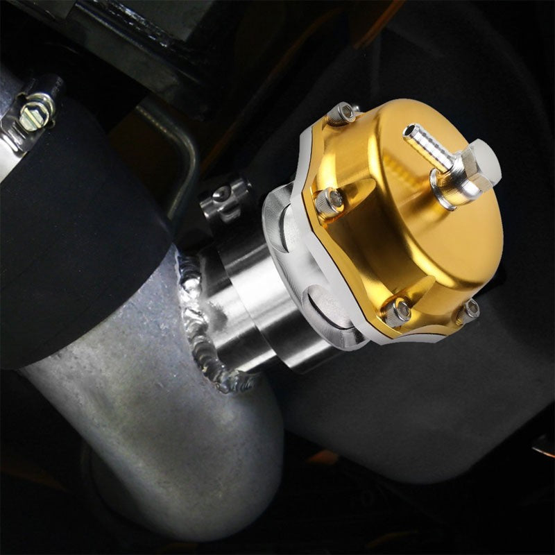 Universal Gold Aluminum 35 PSI 50MM Type-2 Blow Off Valve For Turbo/Intercooler-Performance-BuildFastCar