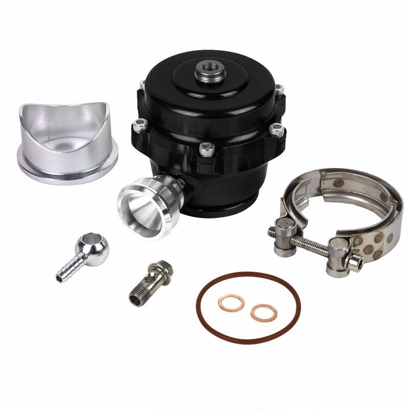 Universal Black Aluminum 35 PSI 50MM T22 Blow Off Valve BOV For Turbo/Intercooler-Performance-BuildFastCar