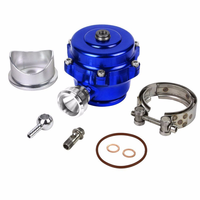 Universal Blue Aluminum 35 PSI 50MM T22 Blow Off Valve BOV For Turbo/Intercooler-Performance-BuildFastCar
