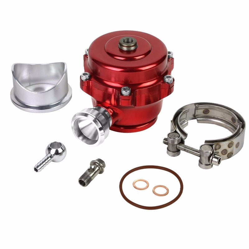 Universal Red Aluminum 35 PSI 50MM T22 Blow Off Valve BOV For Turbo/Intercooler-Performance-BuildFastCar