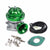 Green Aluminum Type-RS Style 2.5" Inlet Adapter 30 PSI Turbo Blow Off Valve BOV-Performance-BuildFastCar