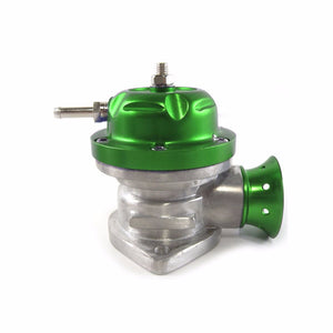 Green Type-RS Turbocharger Blow Off Valve BOV+Black 9.5"L Flange Dual Port Pipe-Performance-BuildFastCar