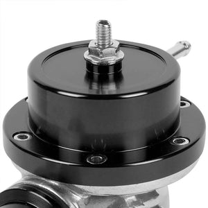 Black Type-S Anodized Turbo 30PSI Blow Off Valve BOV+2.5" Flange adapter Pipe-Performance-BuildFastCar