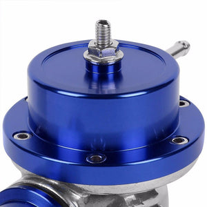 Blue Type-S Anodized 30PSI Turbo Blow Off Valve BOV+Red 2.5" Flange adapter Pipe-Performance-BuildFastCar
