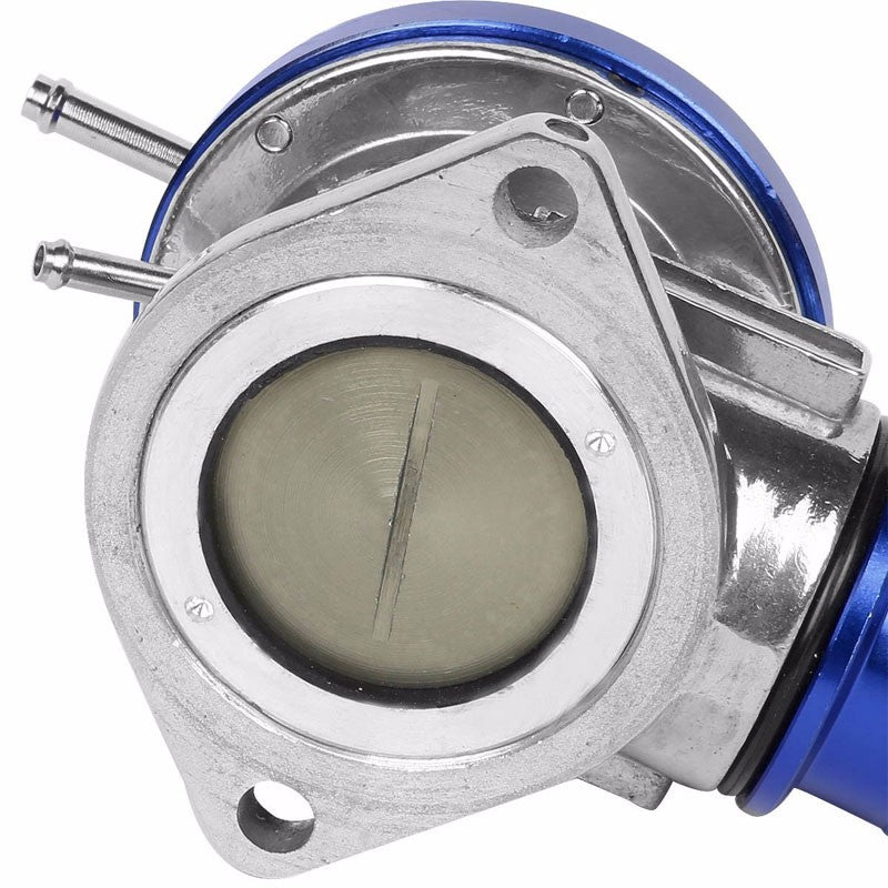 Universal Blue Type-S 2.5" Flange Billet Turbocharger Boost BOV Blow Off Valve-Performance-BuildFastCar