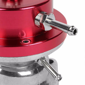 Type-S/RS/RZ 30 PSI Turbo Blow Off Valve BOV+9"L Flange Dual Port Pipe Red/Black-Performance-BuildFastCar
