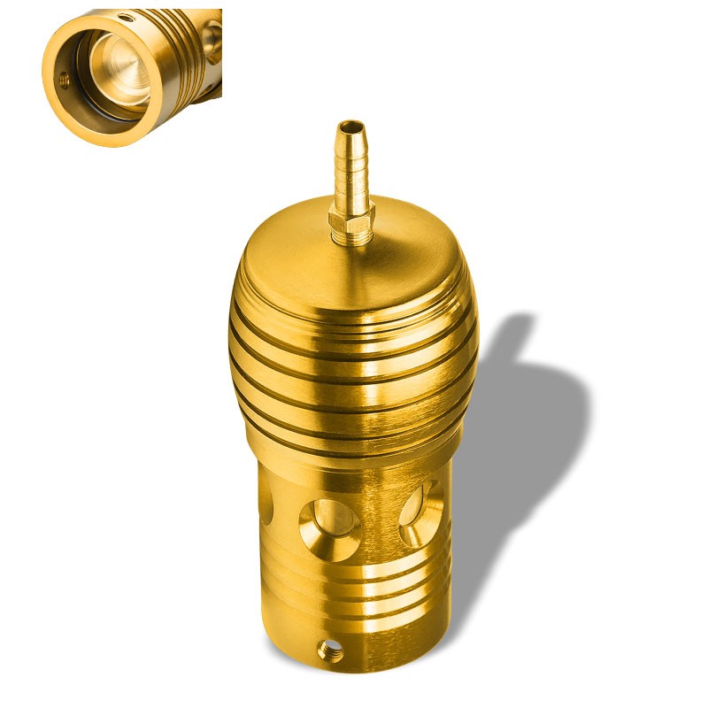 Gold Adjustable Billet Aluminum RFL Blow off Valve BOV For Turbo/Intercooler-Performance-BuildFastCar