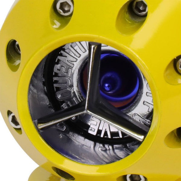 Gold Aluminum 30 PSI 2.5" Flange SSQV SQV Blow Off Valve BOV For Turbocharger/Intercooler-Performance-BuildFastCar