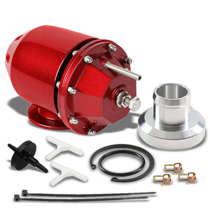 Red Aluminum SSQV/SQV Blow Off Valve TYA2+Red 80 Degree Curve BOV Flange Pipe-Performance-BuildFastCar