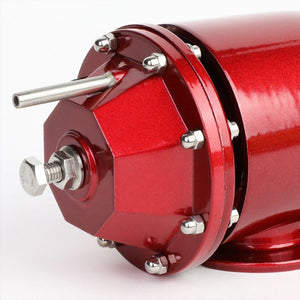 Red SSQV/SQV Adjust 30 PSI Turbo Blow Off Valve TYA2+Silver 9.5" BOV Flange Pipe-Performance-BuildFastCar