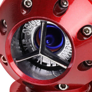 Red Aluminum SSQV/SQV Blow Off Valve TYA2+Red 80 Degree Curve BOV Flange Pipe-Performance-BuildFastCar