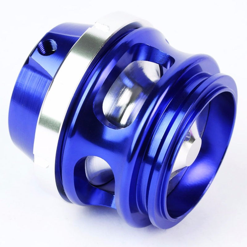 Blue 50MM 35PSI Boost V-Band Turbo/Turbocharger Blow Off Valve BOV Spring+Flange-Performance-BuildFastCar
