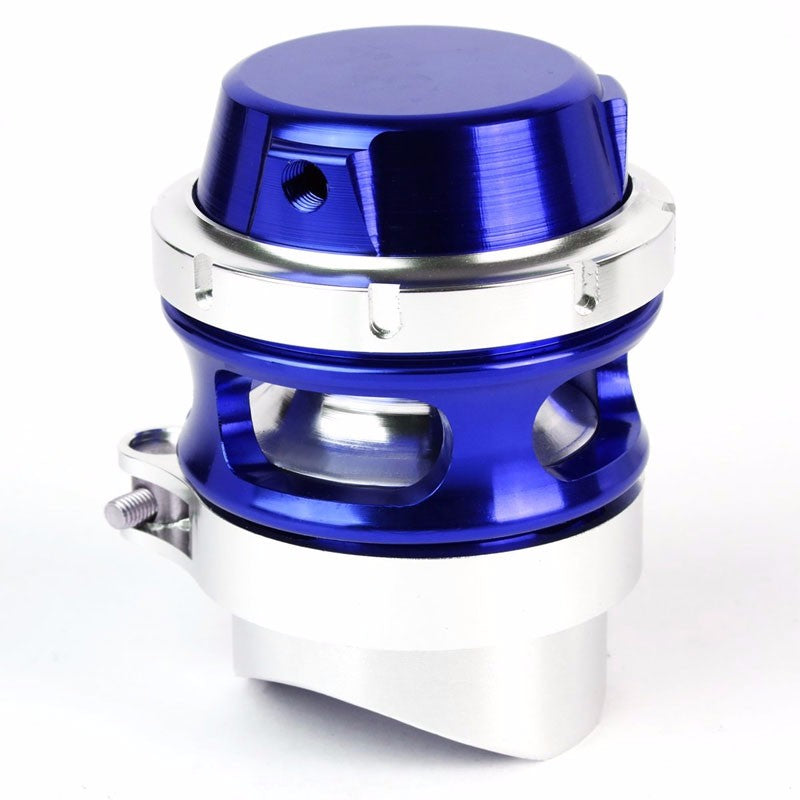 Blue 50MM 35PSI Boost V-Band Turbo/Turbocharger Blow Off Valve BOV Spring+Flange-Performance-BuildFastCar