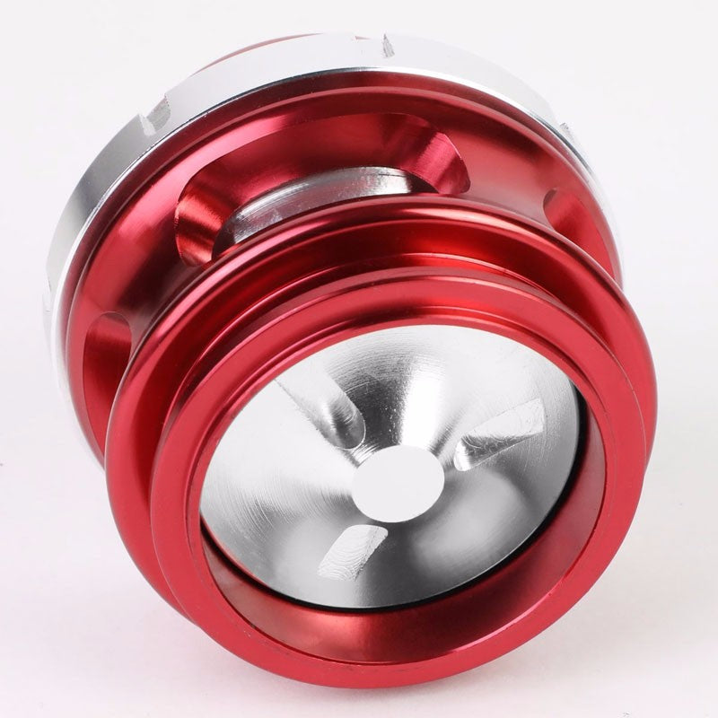 Red 50MM 35PSI Boost V-Band Turbo/Turbocharger Blow Off Valve BOV Spring+Flange-Performance-BuildFastCar