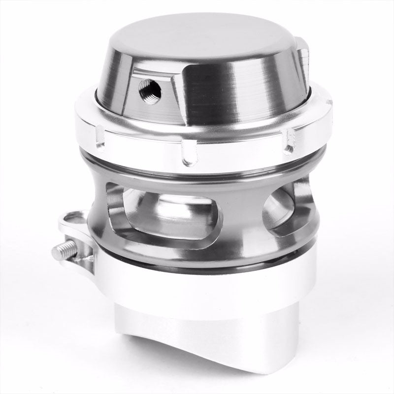 Silver 50MM 35PSI V-Band Turbo/Turbocharger Blow Off Valve BOV Spring+Flange-Performance-BuildFastCar
