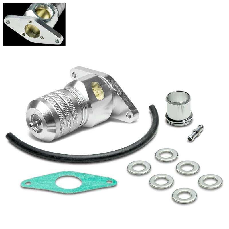 Hybrid 50/50 Recirculate Turbo Blow Off Valve PSI For Subaru 05-09 Legacy Silver-Performance-BuildFastCar