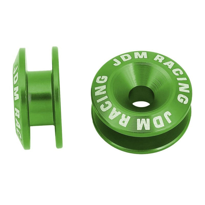 4Pcs Green Rivet Quick Release Fasteners Bolt for Bumper/Fender/Hatch/Lip/Trunk-Exterior-BuildFastCar