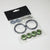 4Pcs Green Rivet Quick Release Fasteners Bolt for Bumper/Fender/Hatch/Lip/Trunk-Exterior-BuildFastCar