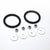 4Pcs Gun Metal Spike Quick Fasteners+Bolt+Ring for Bumper/Fender/Hatch/Lip/Trunk-Exterior-BuildFastCar