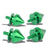 4Pcs Green Spike Quick Release Fasteners Bolt for Bumper/Fender/Hatch/Lip/Trunk-Exterior-BuildFastCar