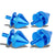 4Pcs Light Blue Spike Quick Fasteners+Bolt+Ring for Bumper/Fender/Hatch/Lip/Trunk-Exterior-BuildFastCar