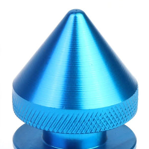 4Pcs Light Blue Spike Quick Fasteners+Bolt+Ring for Bumper/Fender/Hatch/Lip/Trunk-Exterior-BuildFastCar