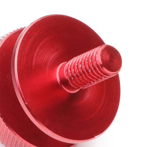 4Pcs Red Spike Quick Release Fasteners Bolt for Bumper/Fender/Hatch/Lip/Trunk-Exterior-BuildFastCar