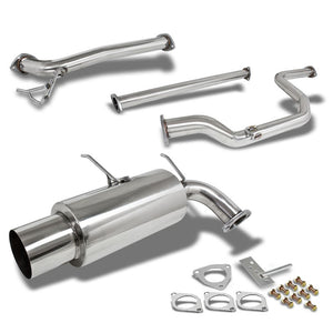4.5" Muffler Tip Exhaust Catback System For 90-93 Acura Integra 1.7L/1.8L DOHC-Performance-BuildFastCar