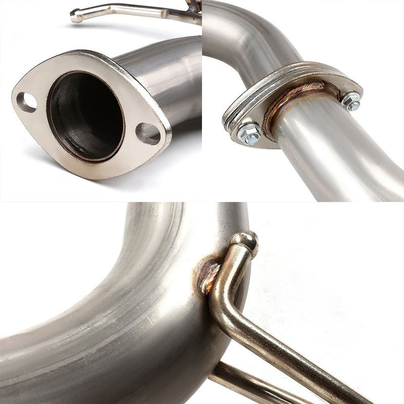 4.5" Muffler Tip Exhaust Catback System For 90-93 Acura Integra 1.7L/1.8L DOHC-Performance-BuildFastCar