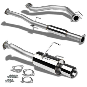 4.5" Muffler Tip Exhaust Catback System For 94-01 Acura Integra GS-R/Type R 1.8L-Performance-BuildFastCar