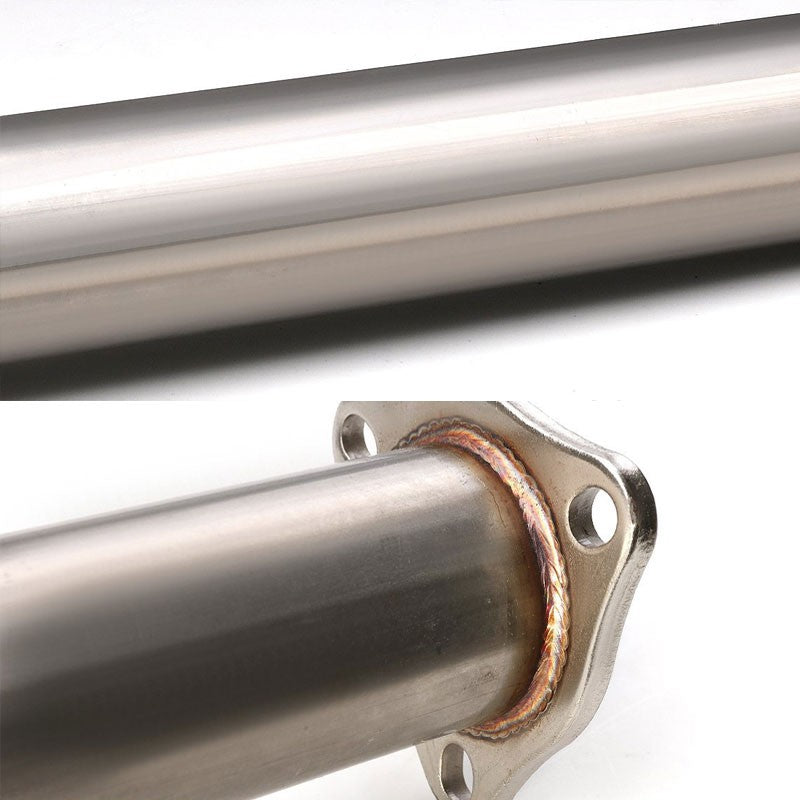 4" Round Muffler Tip Exhaust Catback System For 02-06 Acura RSX Base 2.0L DOHC-Performance-BuildFastCar