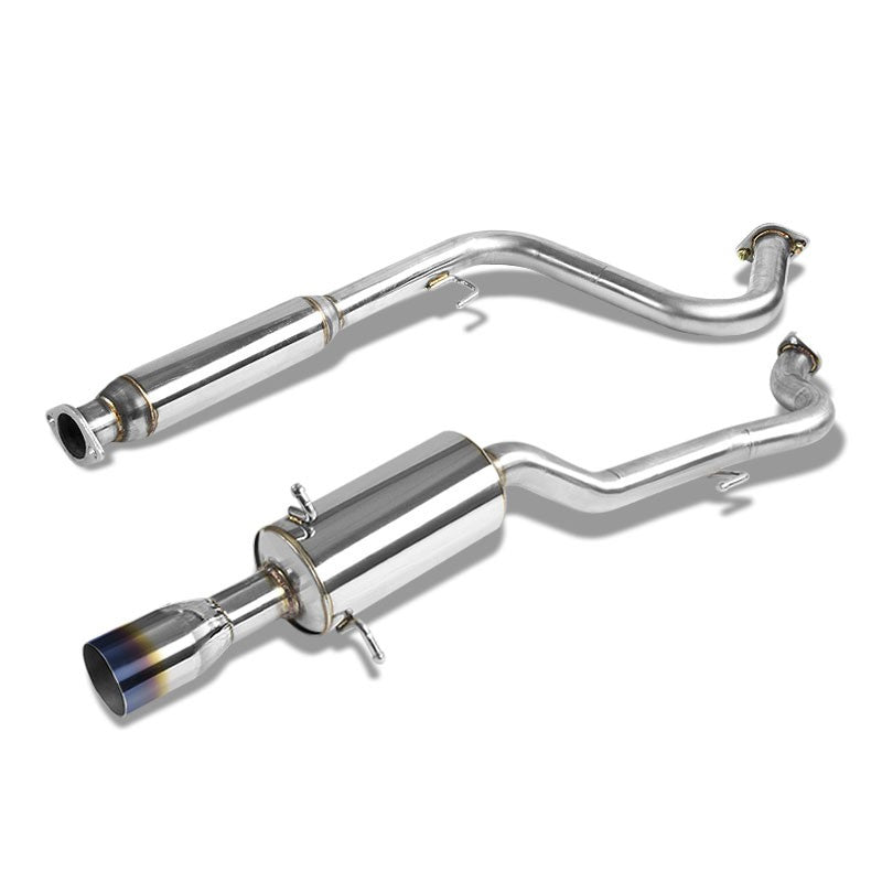 3.5&quot; Burnt Muffler Tip Exhaust Catback System For 05-10 Chevrolet Cobalt 2.2L-Performance-BuildFastCar