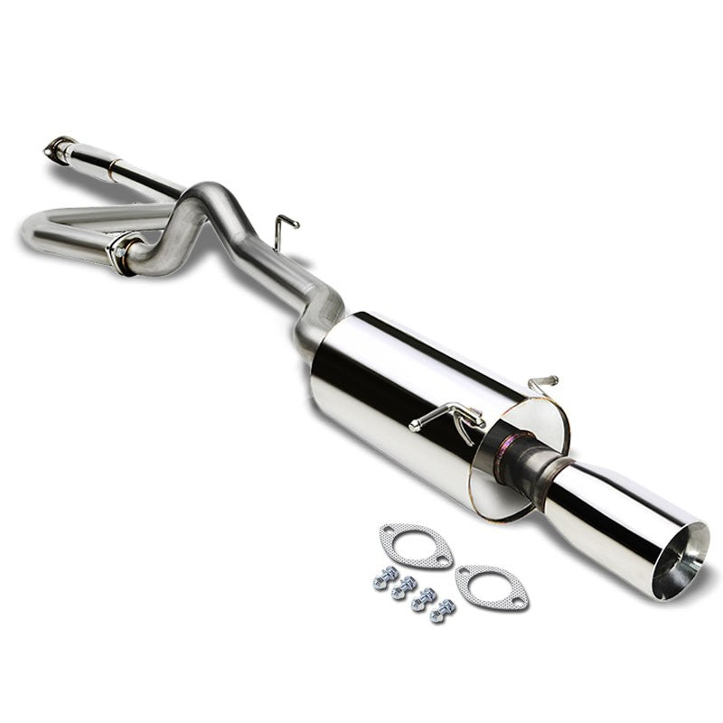 3.5" Roll Muffler Tip Exhaust Catback System For 05-10 Chevrolet Cobalt 2.2L-Performance-BuildFastCar