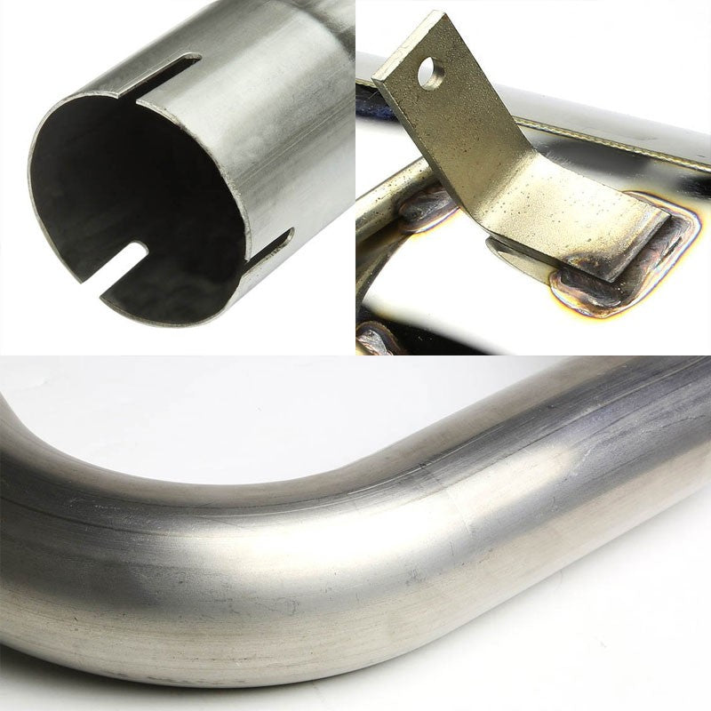 4" Roll Muffler Tip Exhaust Catback System For 01-06 Chrysler PT Crusier 2.4L-Performance-BuildFastCar