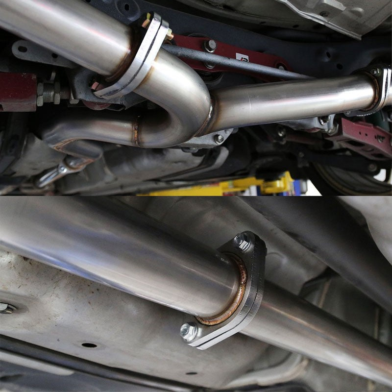 4" Dual Muffler Tip Exhaust Catback System For 13-16 Scion FR-S 2.0L H4 DOHC-Performance-BuildFastCar