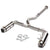 4" Dual Muffler Tip Exhaust Catback System For 13-16 Scion FR-S 2.0L H4 DOHC-Performance-BuildFastCar