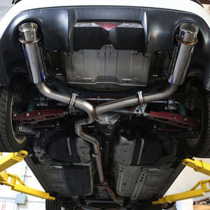 4" Dual Muffler Tip Exhaust Catback System For 13-16 Scion FR-S 2.0L H4 DOHC-Performance-BuildFastCar