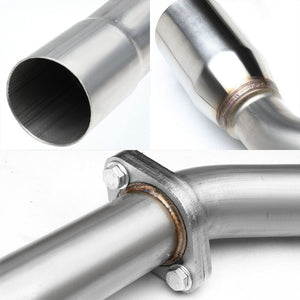 3.5" Round Muffler Tip Exhaust Catback System For 07-13 Jeep Patriot MK74 2.4L-Performance-BuildFastCar